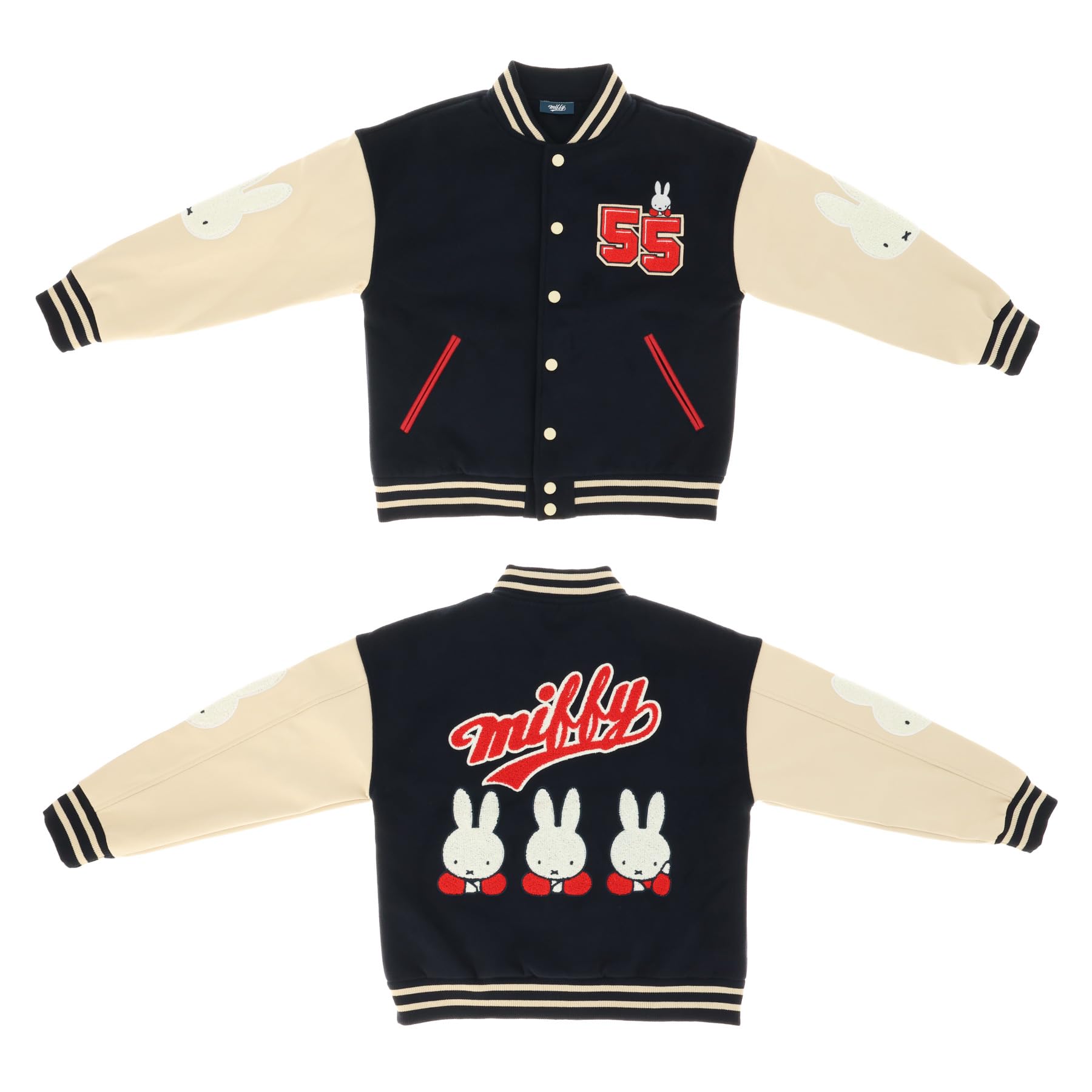 Amazon.co.jp: 丸眞 スタジャン(L) miffy ミッフィー ストリート